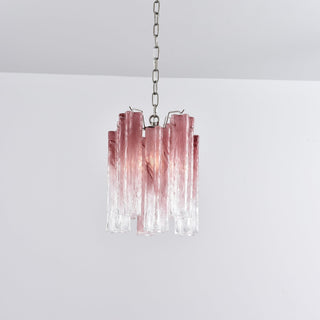 Aurora Lustre Rose Dégradé Murano Verre