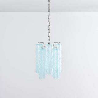 Aurora Lustre Rose Dégradé Murano Verre