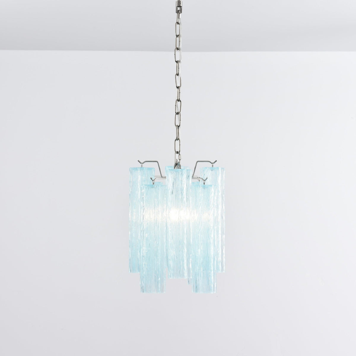 Peresa Lustre Rose Dégradé Murano Verre