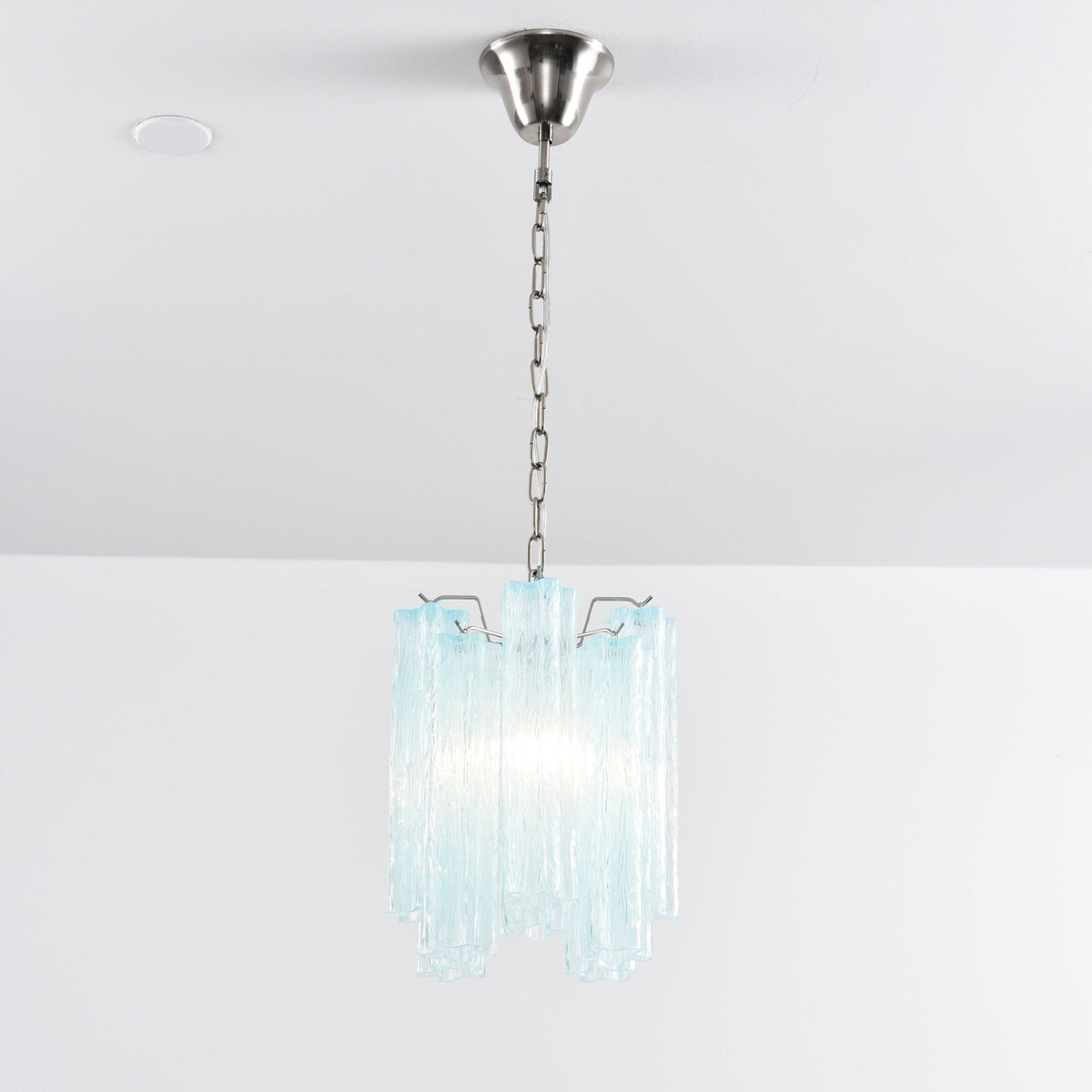 Peresa Lustre Rose Dégradé Murano Verre