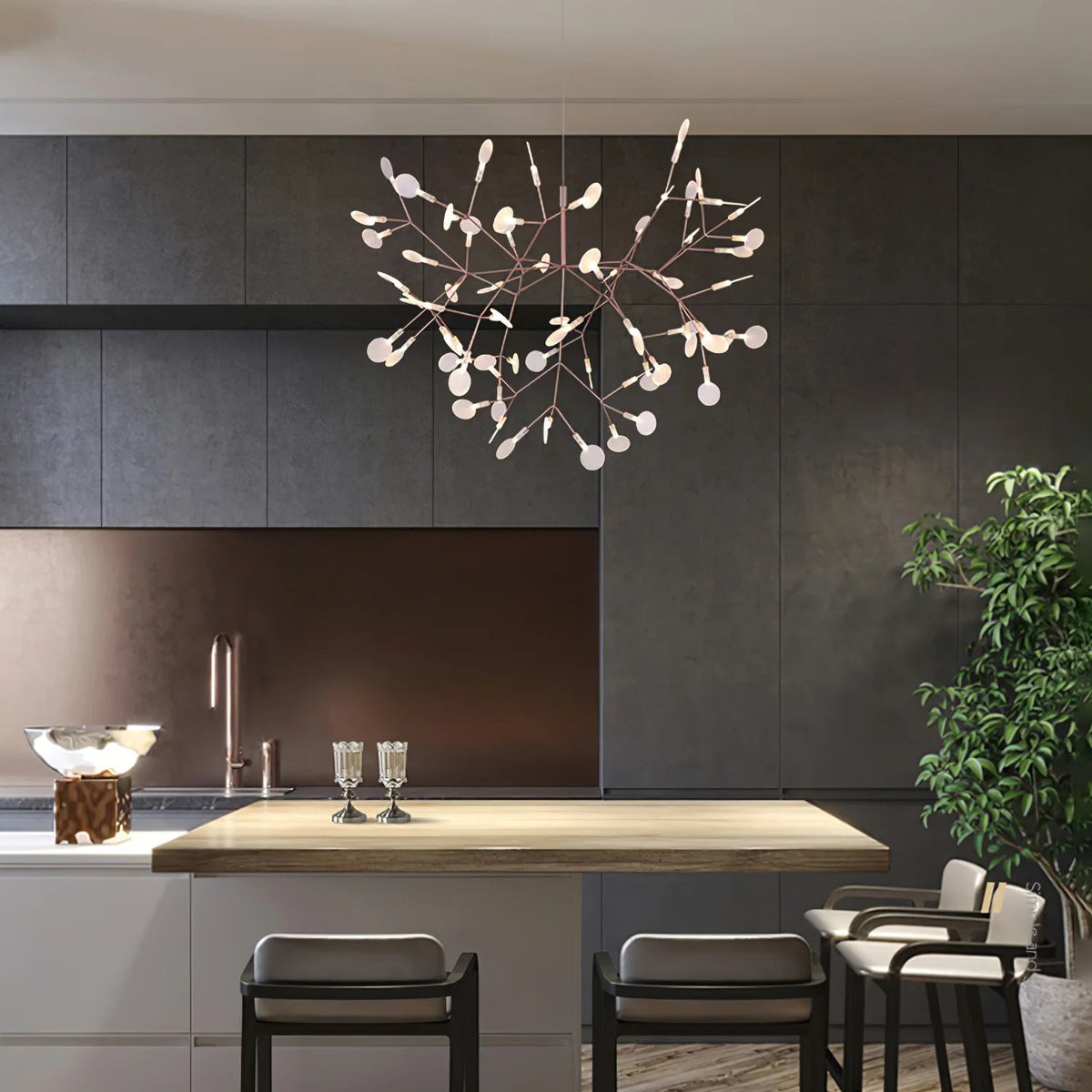 Lior Lustre Firefly Unique Style Art Déco Sputnik