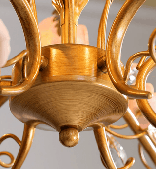 Rose Chandelier-Neutral Decor
