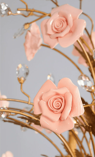 Rose Chandelier-Neutral Decor