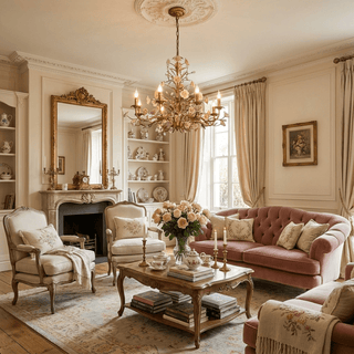 Rose Chandelier-Neutral Decor
