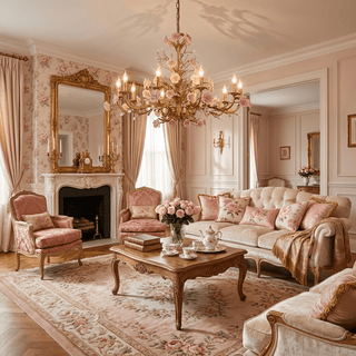 Rose Chandelier-Neutral Decor