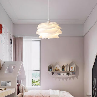 Solara Lampe suspendue en PVC motif rose floral superposé romantique