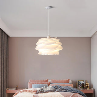 Solara Lampe suspendue en PVC motif rose floral superposé romantique