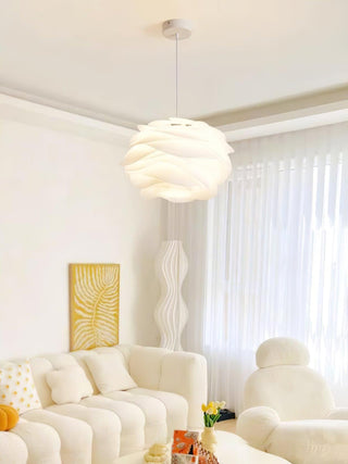 Solara Lampe suspendue en PVC motif rose floral superposé romantique