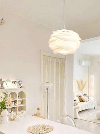 Solara Lampe suspendue en PVC motif rose floral superposé romantique