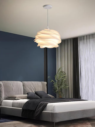 Solara Lampe suspendue en PVC motif rose floral superposé romantique