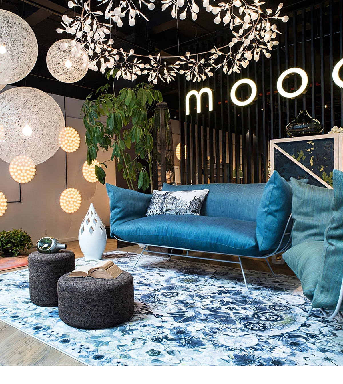 Celaria Lustre Rose Gold Firefly LED Branch