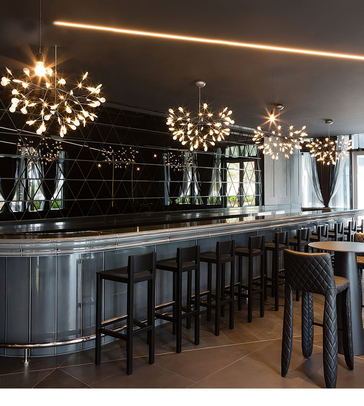 Celaria Lustre Rose Gold Firefly LED Branch