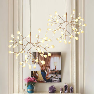 Lustra Lustre Rose Gold Firefly LED Branch