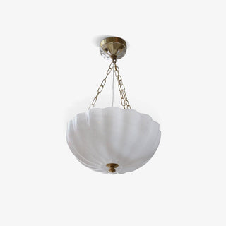 Lustra Lustre Verre Bol Laiton Chaîne