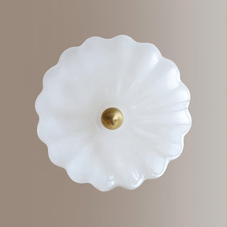 Lustra Lustre Verre Bol Laiton Chaîne