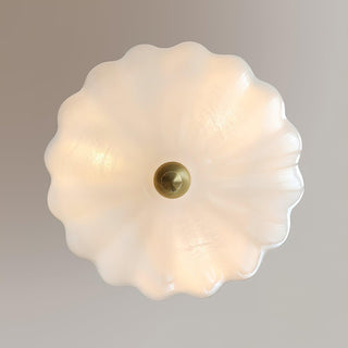 Lustra Lustre Verre Bol Laiton Chaîne