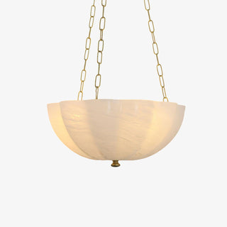 Lustra Lustre Verre Bol Laiton Chaîne