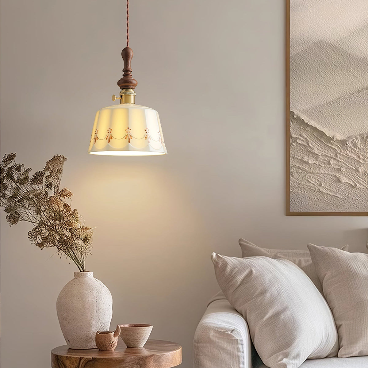 Ceraeyre Suspension en Céramique Vintage