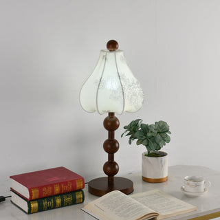 Alice Vintage Fabric Table Lamp-Neutral Decor