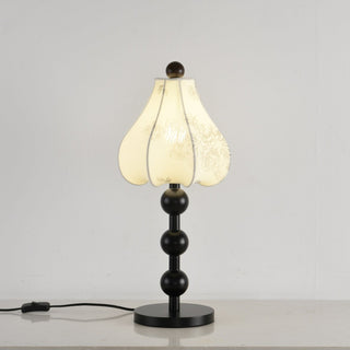 Alice Vintage Fabric Table Lamp-Neutral Decor