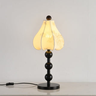 Alice Vintage Fabric Table Lamp-Neutral Decor