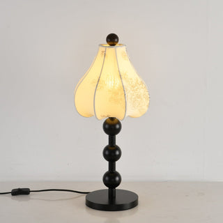 Alice Vintage Fabric Table Lamp-Neutral Decor