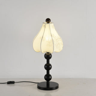 Alice Vintage Fabric Table Lamp-Neutral Decor
