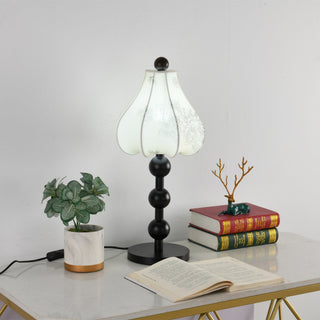 Alice Vintage Fabric Table Lamp-Neutral Decor