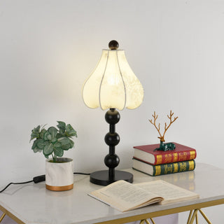 Alice Vintage Fabric Table Lamp-Neutral Decor