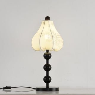 Alice Vintage Fabric Table Lamp-Neutral Decor