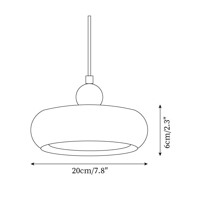 Jojo Pendant Lamp Amber*Red-Neutral Decor