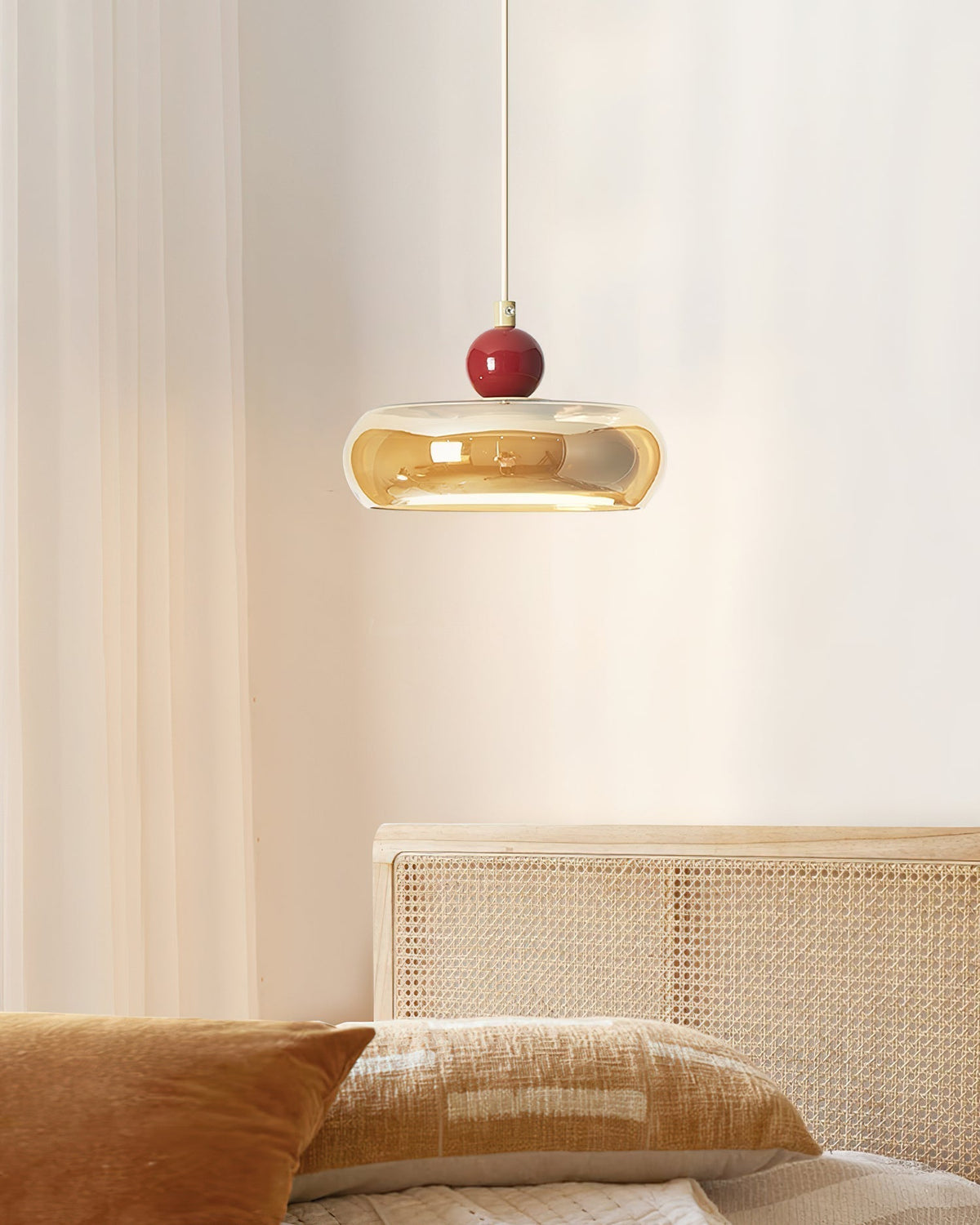 Jojo Pendant Lamp Amber*Red-Neutral Decor