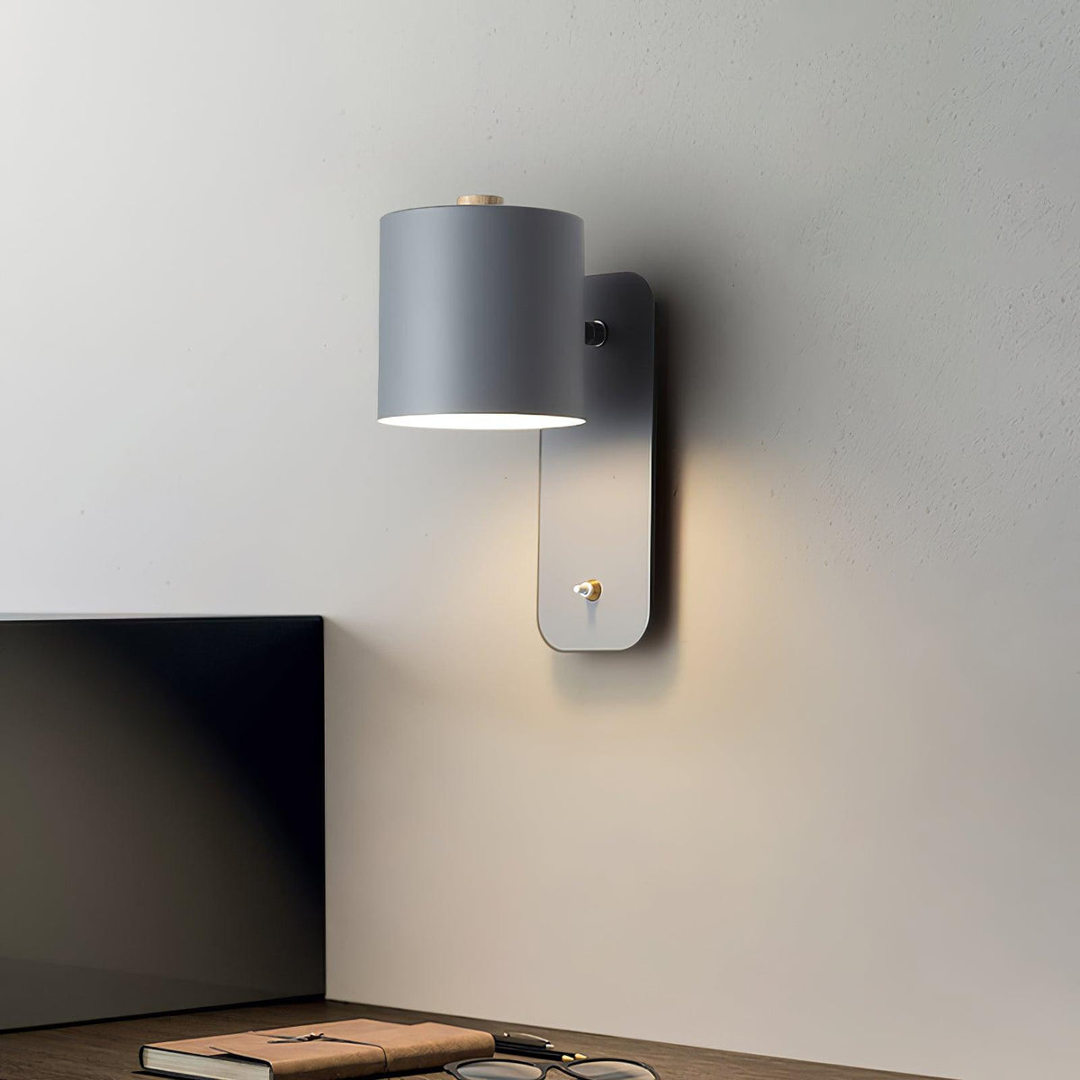Quella Applique Murale Cylindrique Rotative