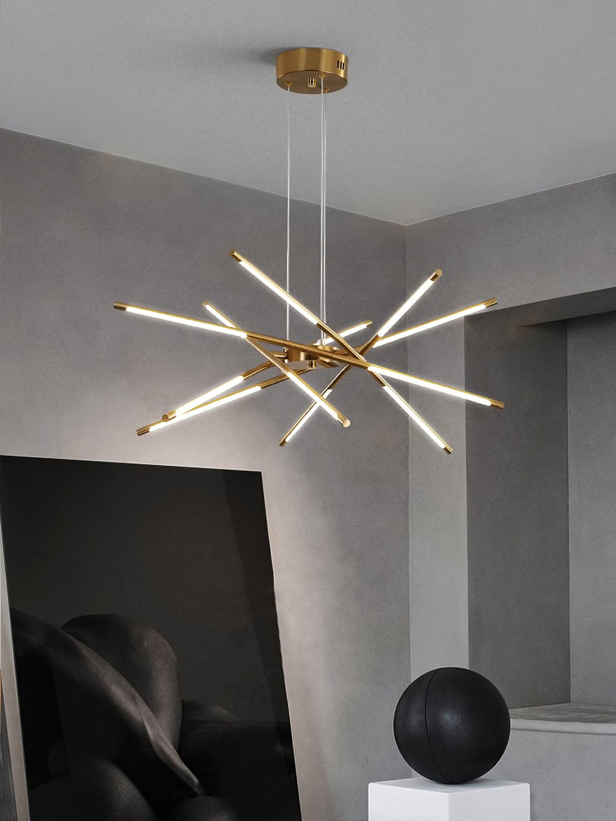 Mireris Lustre LED Rotatif Moderne