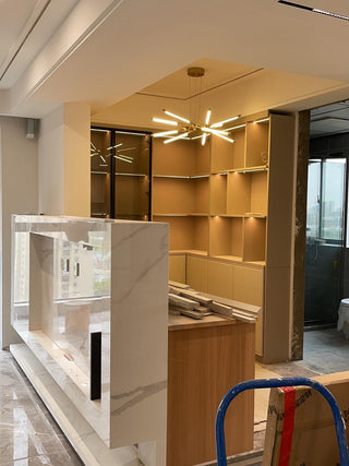 Lustra Lustre LED Rotatif Moderne