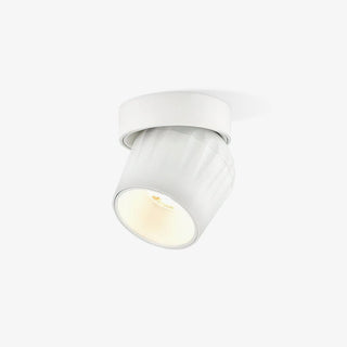 Solara Projecteur aluminium nervuré rotatif minimaliste