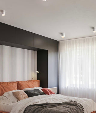 Solara Projecteur aluminium nervuré rotatif minimaliste