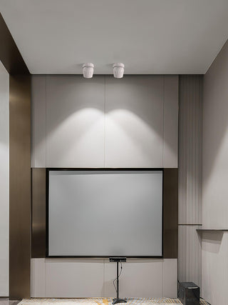 Solara Projecteur aluminium nervuré rotatif minimaliste