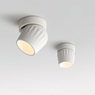 Solara Projecteur aluminium nervuré rotatif minimaliste