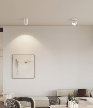 Solara Projecteur aluminium nervuré rotatif minimaliste