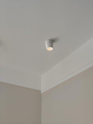 Solara Projecteur aluminium nervuré rotatif minimaliste