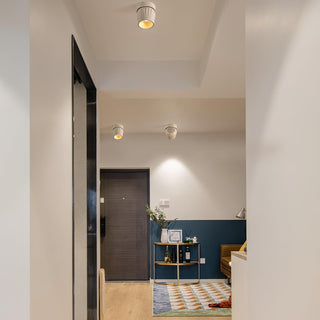 Solara Projecteur aluminium nervuré rotatif minimaliste