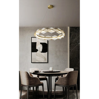 Lustrare Lustre Alabastre LED Minimaliste Moderne Rote