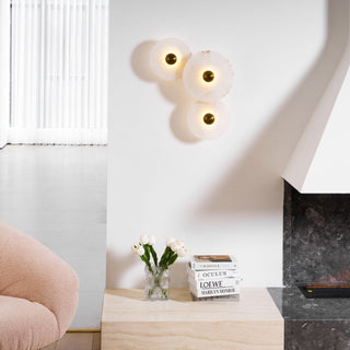 Selene Plafonnier Minimaliste en Albâtre-Luire
