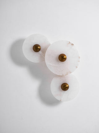 Selene Plafonnier Minimaliste en Albâtre-Luire