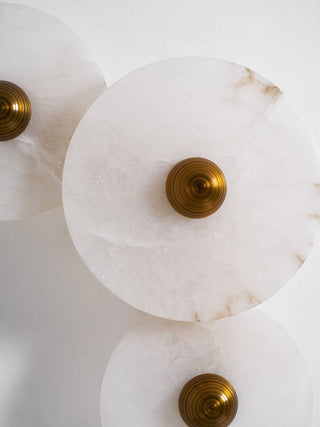 Selene Plafonnier Minimaliste en Albâtre-Luire