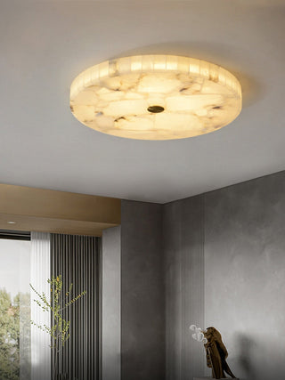 Vosilis Lampe de Plafond Ronde en Albâtre Moderne Minimaliste