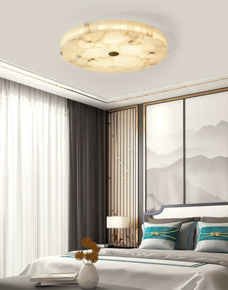 Vosilis Lampe de Plafond Ronde en Albâtre Moderne Minimaliste