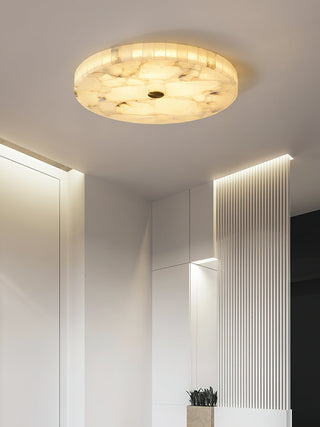 Vosilis Lampe de Plafond Ronde en Albâtre Moderne Minimaliste