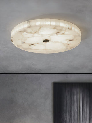 Vosilis Lampe de Plafond Ronde en Albâtre Moderne Minimaliste